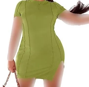 پیراهن کوتاه بغل چاک