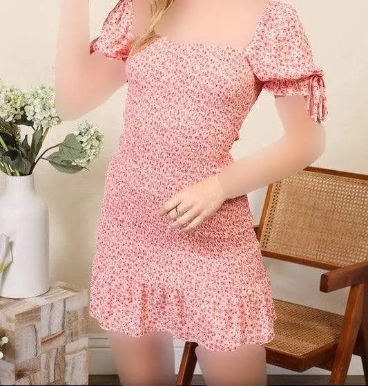 پیراهن کوتاه گلبهی