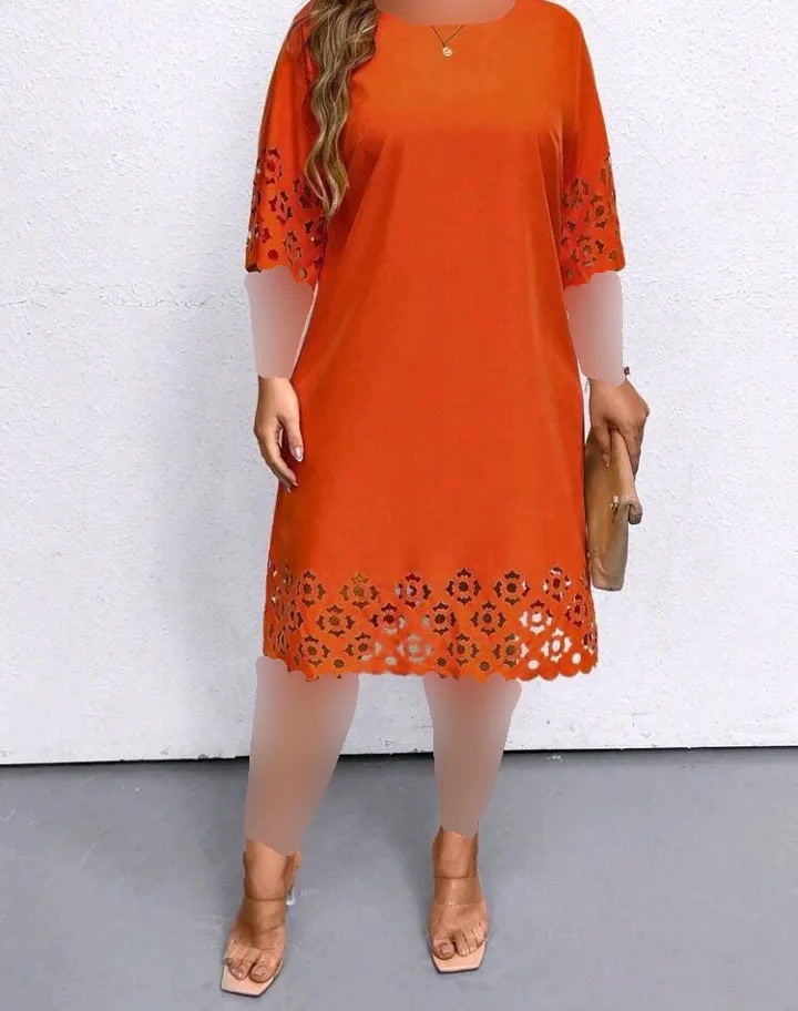 پیراهن مجلسی نارنجی