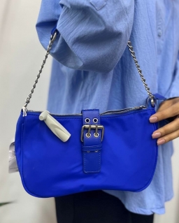 کیف آبی سگکدار